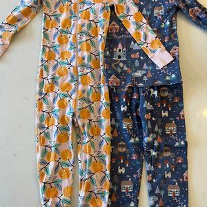 Hanna Anderson - Girls Pajama Bundle - 3T / 90cm